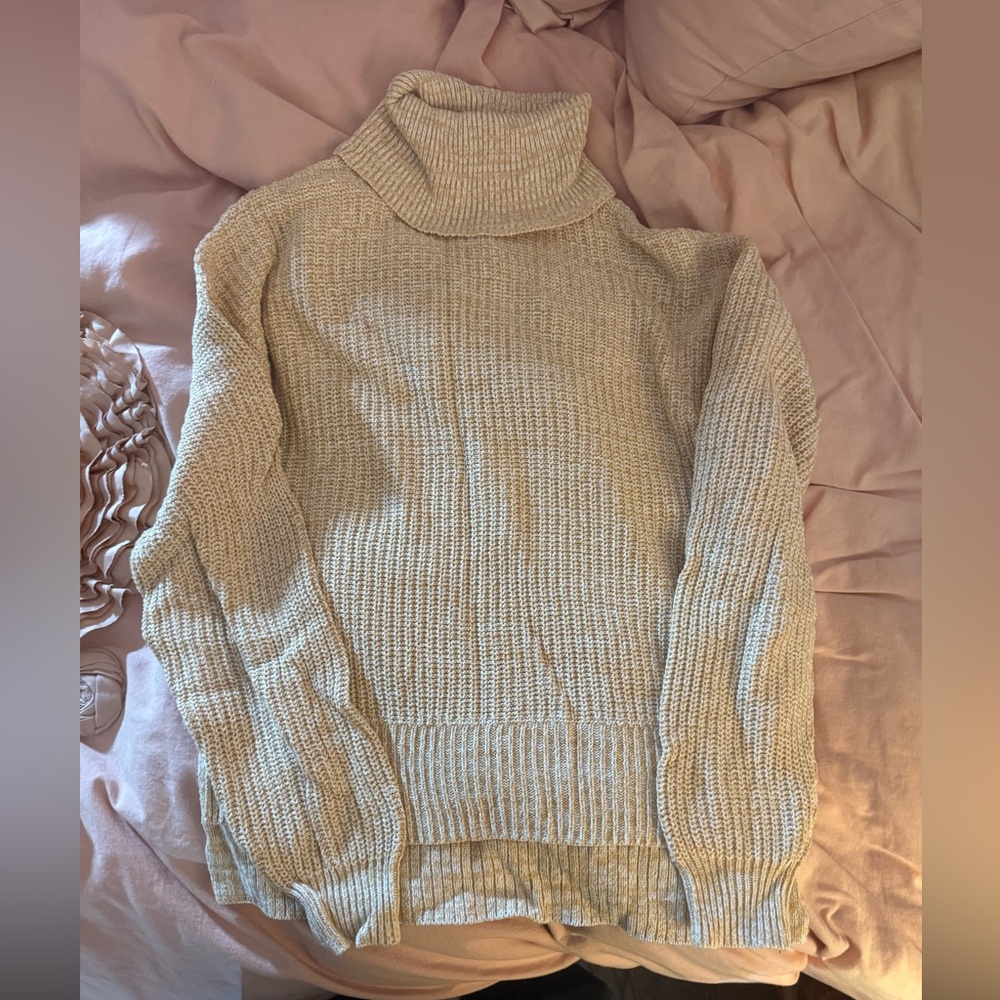 Urban Outfitters Beige Turtleneck Sweater